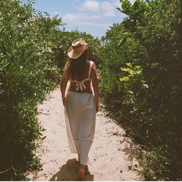 Lack Of Color Tan Straw Hat